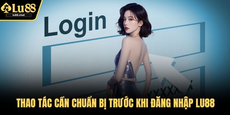 Thao tác cần chuẩn bị trước khi đăng nhập LU88